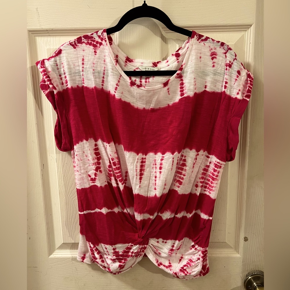 Lucky Brand Women’s Tie-Dye Twist-Front